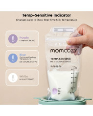 MOMCOZY rinnapiima säilituskotid, 120 tk