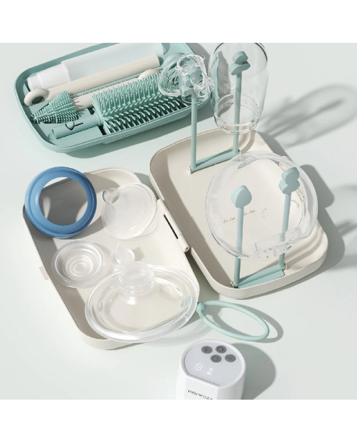 MOMCOZY 7 in 1 Imikupudelite puhastuskomplekt - Green