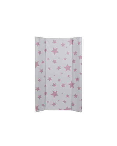 PLASTIMYR Valge Puidust Mähkimislaud Vanniga Pink Stars