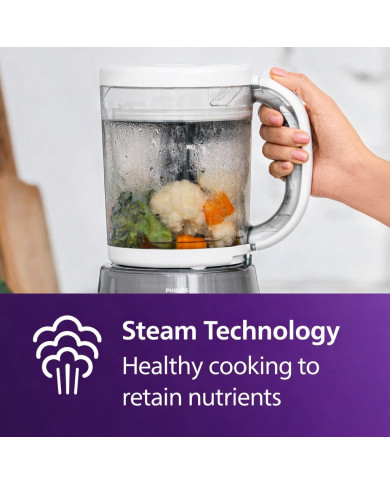 PHILIPS AVENT 4IN1 Auruti-püreestaja koos säilituskarbikomplektiga