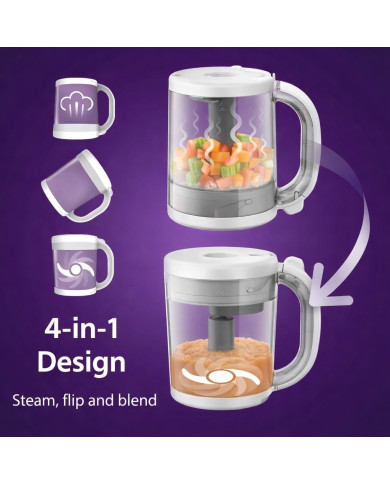 PHILIPS AVENT 4IN1 Auruti-püreestaja koos säilituskarbikomplektiga