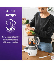 PHILIPS AVENT 4IN1 Auruti-püreestaja koos säilituskarbikomplektiga