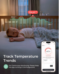 Momcozy nutikas beebitermomeeter – täpsus ja kontroll
