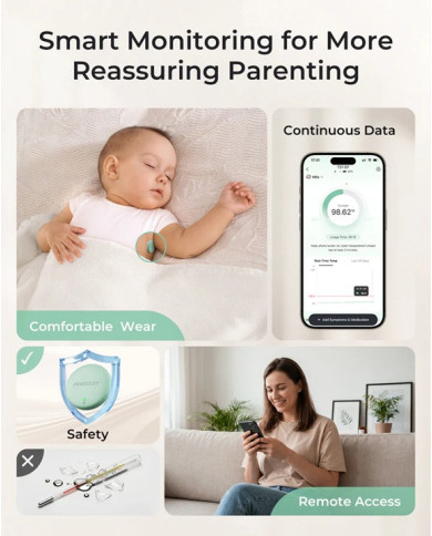 Momcozy nutikas beebitermomeeter – täpsus ja kontroll