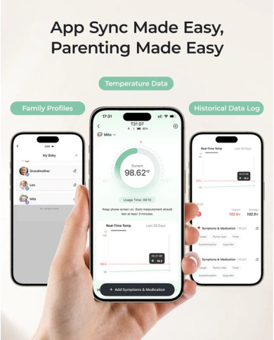 Momcozy nutikas beebitermomeeter – täpsus ja kontroll