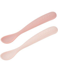 BEABA silikoonlusikate komplekt – Cotton Candy/Marshmallow