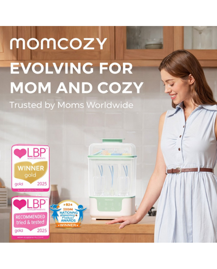 MOMCOZY BS04 4-in-1 lutipudelite sterilisaator koos kuivatiga