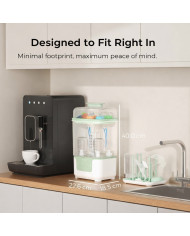 MOMCOZY BS04 4-in-1 lutipudelite sterilisaator koos kuivatiga