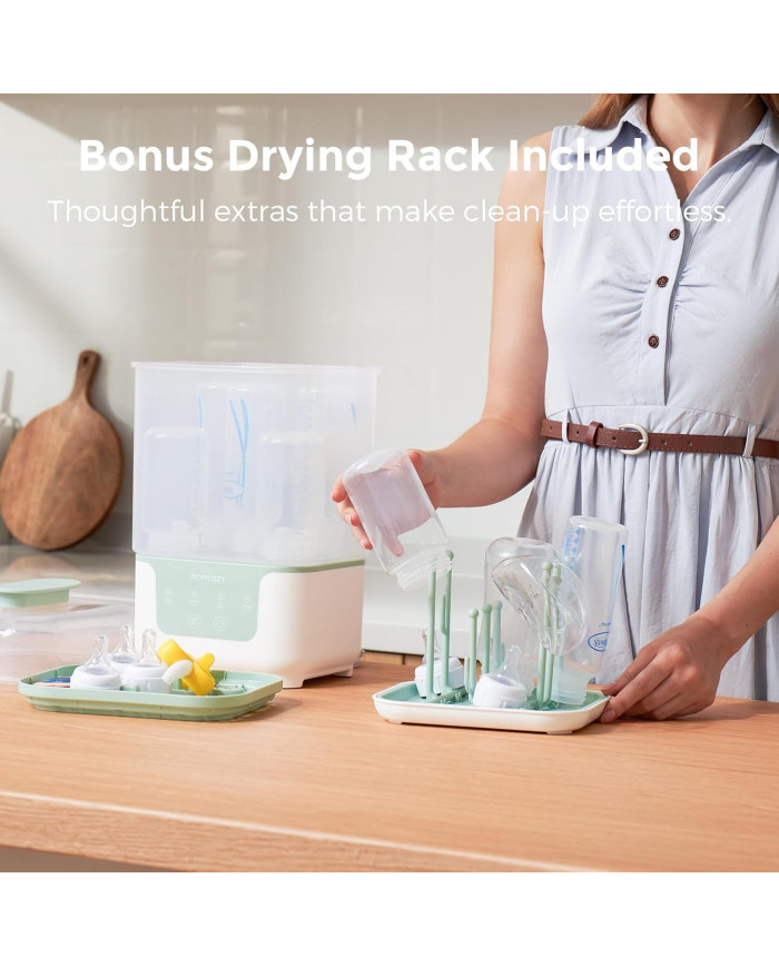 MOMCOZY BS04 4-in-1 lutipudelite sterilisaator koos kuivatiga