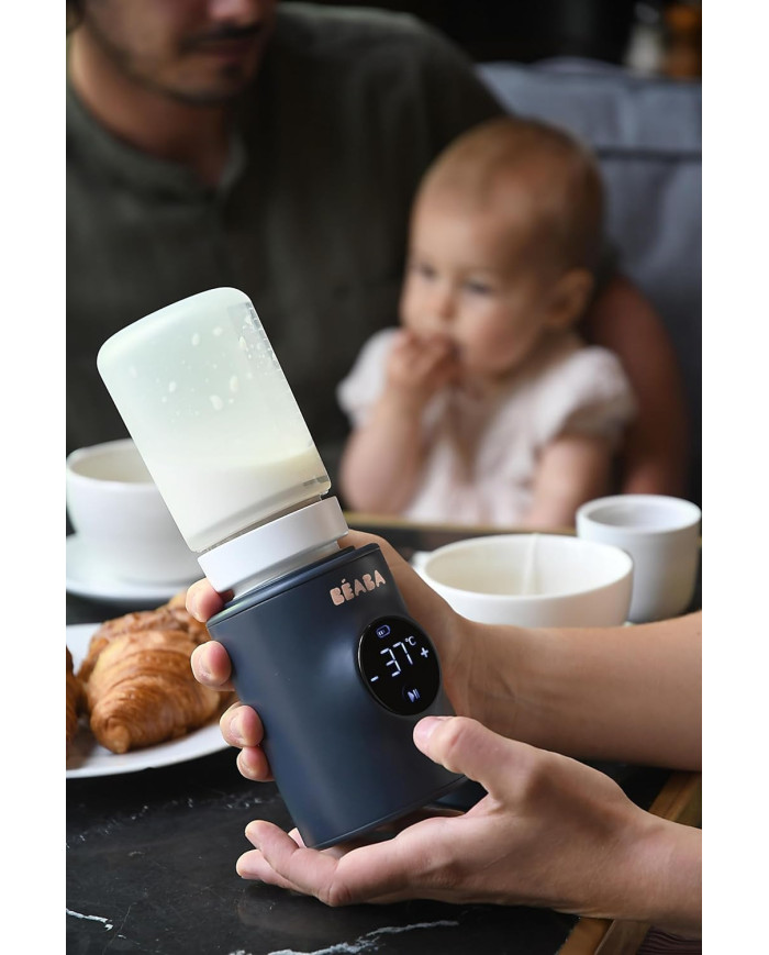 BEABA Milk Nomad laetav kaasaskantav lutipudelisoojendaja – Night Blue