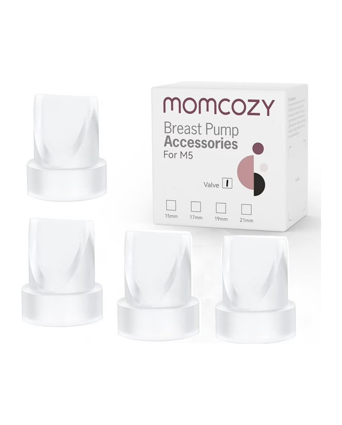MOMCOZY M5 RINNAPUMPADE SILIKOONKLAPID, 4 TK.