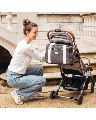 BEABA Emakott Paris Pearl Dark Heather Grey