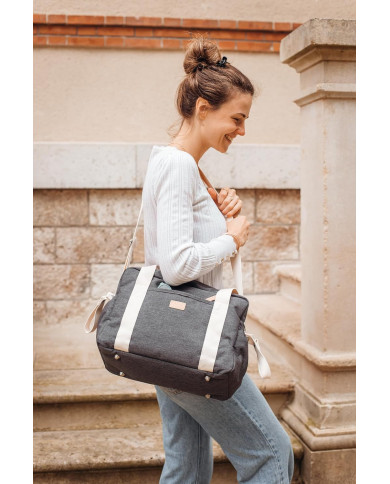 BEABA Emakott Paris Pearl Dark Heather Grey