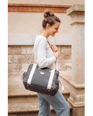 BEABA Emakott Paris Pearl Dark Heather Grey