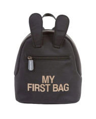 CHILDHOME laste seljakott My First Bag Black/Gold – teie väikese lapse esimene seljakott