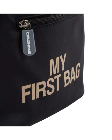 CHILDHOME laste seljakott My First Bag Black/Gold – teie väikese lapse esimene seljakott