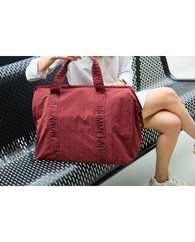 CHILDHOME suur emade kott – Mommy Bag Signature Urban Burgund