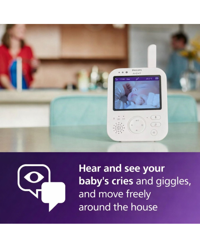 PHILIPS AVENT VIDEOAABIMONITOR SCD891 – Usaldusväärne beebihooldus