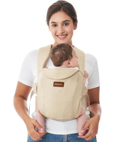 MOMCOZY ergonoomiline beebi kandekott WEESNUG - Cotton Khaki