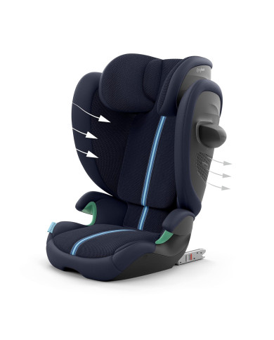 CYBEX SOLUTION PLUS G2 I-FIX auto turvatool 15–36 kg – Ocean Blue