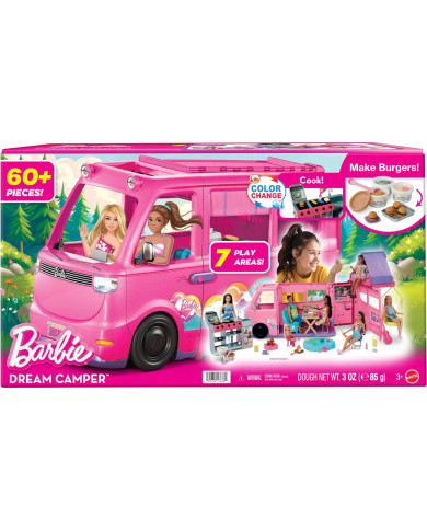 Barbie nuku Super Adventure matkaauto HRJ78 – muudetav mängukomplekt