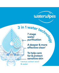 WATERWIPES SENSITIVE+ niisked salvrätikud, 8 pakki