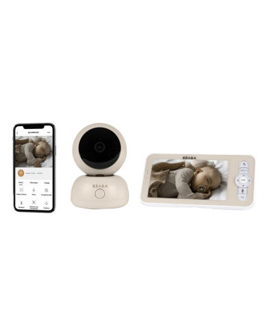 BEABA VIDEO-BEEBIMONITOR ZEN PREMIUM, CLAY