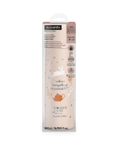 SUAVINEX ROOSTEVABAST TERASEST TERMOSPUDEL, 500 ML – WONDERLAND PINK