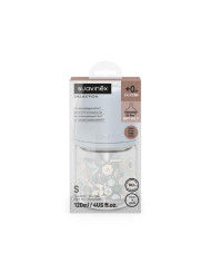SUAVINEX KLAASIST ANTI-COLIC LUTIPUDEL SX PRO AEGLASE VOOLUGA FÜSIOLOOGILISE LUTIGA, 120 ML, ALATES 0 KUUST, WONDERLAND BLUE