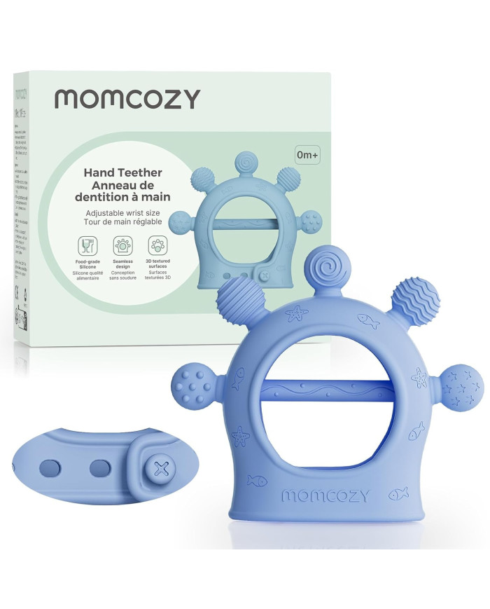 MOMCOZY Silikoonist Närimislelu Beebidele - Sinine