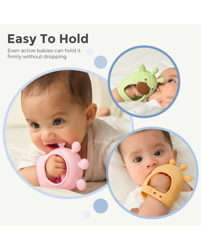 MOMCOZY Silikoonist Närimislelu Beebidele - Sinine