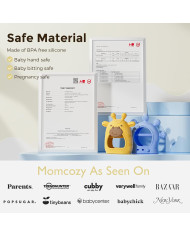 MOMCOZY Silikoonist Närimislelu Beebidele - Sinine