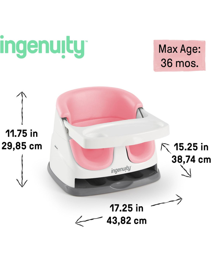 INGENUITY 2IN1 Toitmis- ja mängutool, Roosa