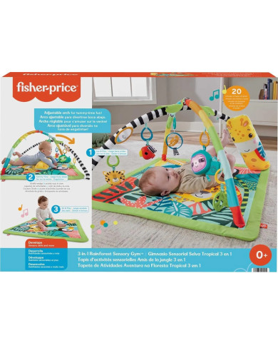 Fisher-Price 3-in-1 Rainforest sensoorne arendav mängumatt