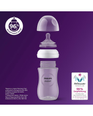 PHILIPS AVENT NATURAL RESPONSE lutipudelite komplekt 260 ml – 4 tk