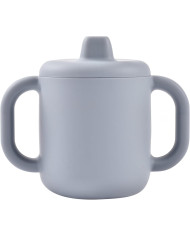 BEABA silikoonist 2-in-1 harjutustass, Pebble