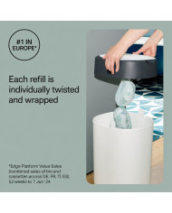 TOMMEE TIPPEE TWIST AND CLICK ADVANCED MÄHKMEKONTEINERI JA 12 KASSETI KOMPLEKT, WHITE