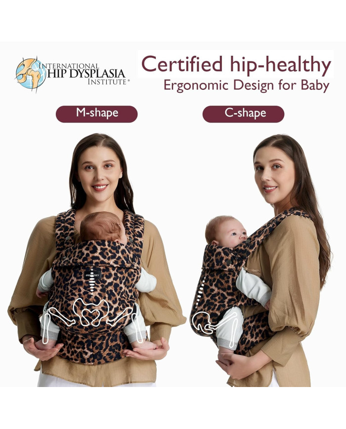 MOMCOZY ergonoomiline beebikandekott – leopard