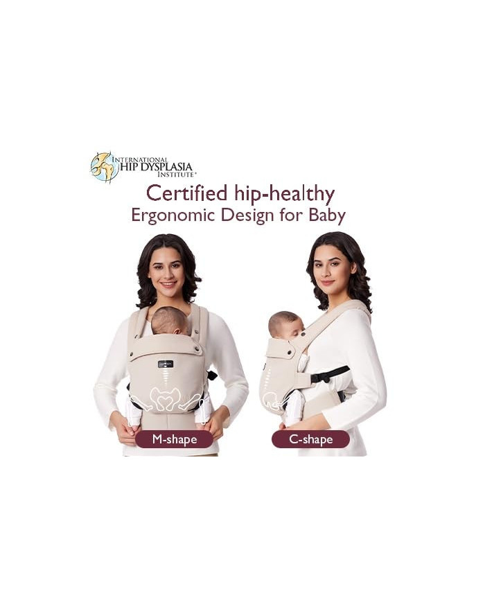 MOMCOZY Ergonoomiline beebikandekott – liivakarva