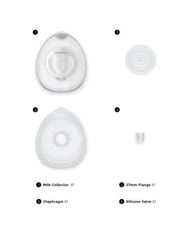 MOMCOZY PIIMAKOGUMISNÕUDE KOMPLEKT V1/V2 RINNAPUMBALE 27 MM RINNAKILBIGA
