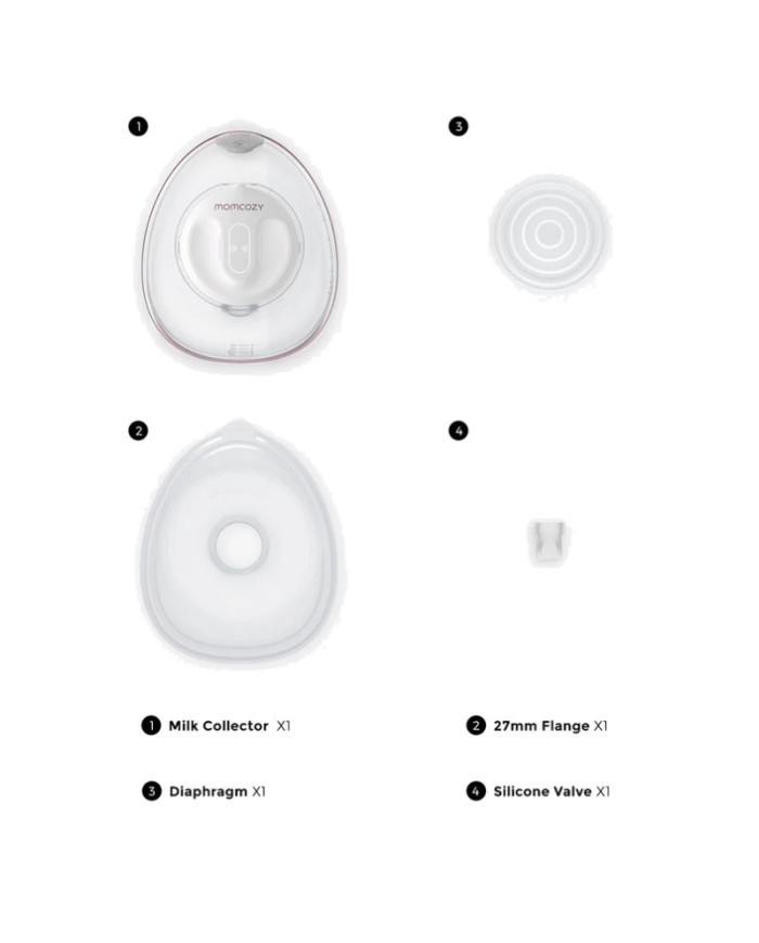 MOMCOZY PIIMAKOGUMISNÕUDE KOMPLEKT V1/V2 RINNAPUMBALE 27 MM RINNAKILBIGA