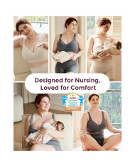 MOMCOZY PUUVILLANE IMETAMISrinnahoidja SUUREMALE RINNALE BUSTY, HALL, XL