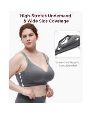 MOMCOZY PUUVILLANE IMETAMISrinnahoidja SUUREMALE RINNALE BUSTY, HALL, XL