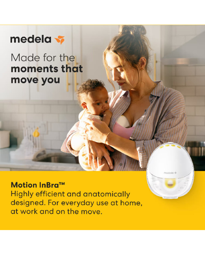 MEDELA KAHEPOOLNE KÄTEVABA RINNAPUMP MOTION INBRA