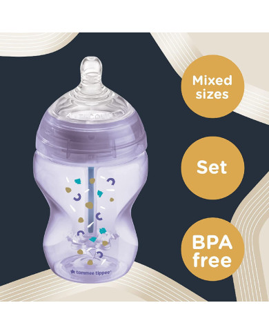 TOMMEE TIPPEE ADVANCED ANTI-COLIC TOITMISE ALUSTUSKOMPLEKT, LILLA
