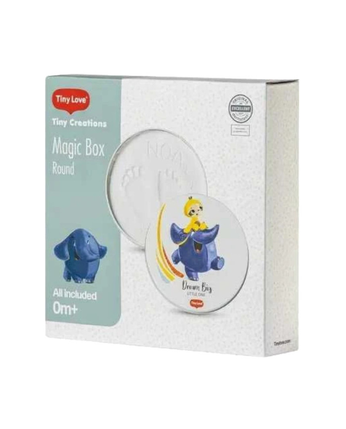 TINY LOVE MAGIC BOX ROUND MÄLESTUSTE KARP BEEBI KÄE- JA JALAJÄLJENDIGA