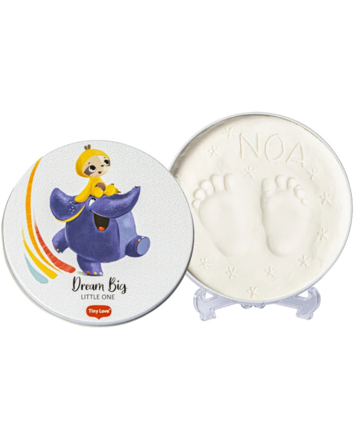 TINY LOVE MAGIC BOX ROUND MÄLESTUSTE KARP BEEBI KÄE- JA JALAJÄLJENDIGA
