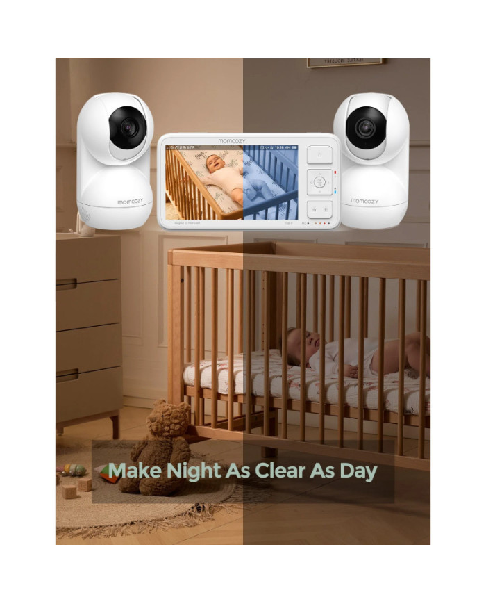MOMCOZY VIDEO-BEEBIMONITOR 5,5 TOLLI, FULL HD BM03
