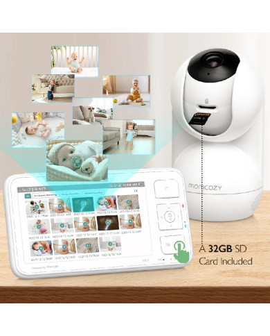 MOMCOZY VIDEO-BEEBIMONITOR 5,5 TOLLI, FULL HD BM03