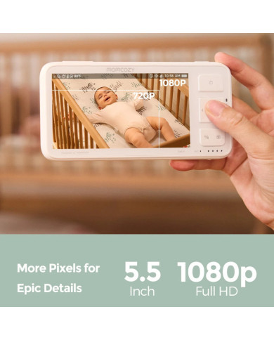 MOMCOZY VIDEO-BEEBIMONITOR 5,5 TOLLI, FULL HD BM03